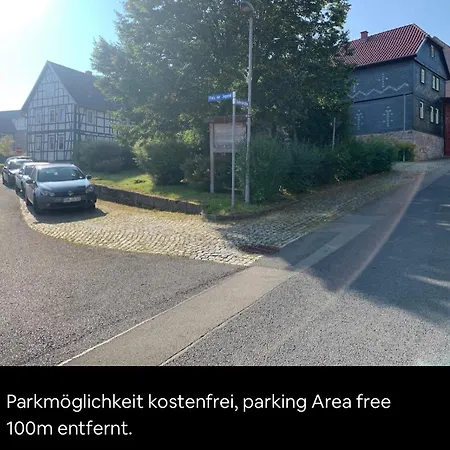 Schöne kleine Einraumwohnung mit Küche und Kamin in Holzthaleben Helbedundorf Exterior foto