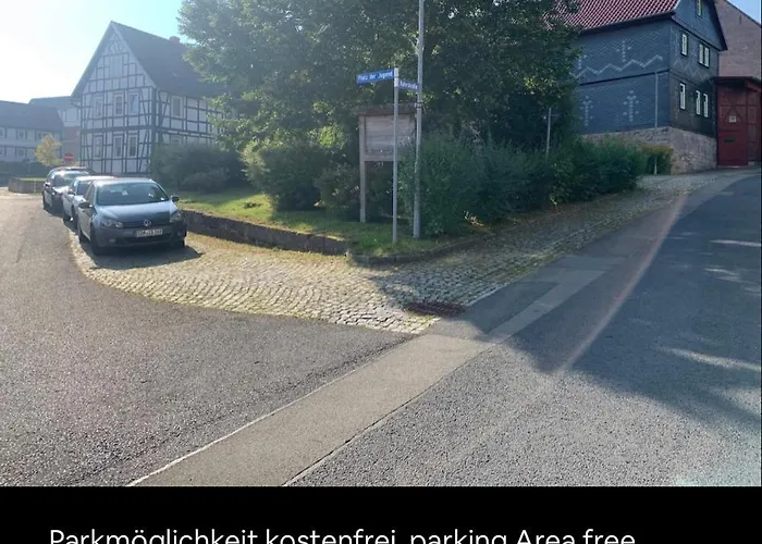 Schöne kleine Einraumwohnung mit Küche und Kamin in Holzthaleben